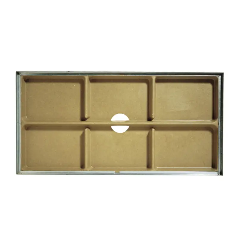 ACO schoonloper onderbak, polymeerbeton, h = 80 mm, 1000 x 500 mm Plaats Bestelling