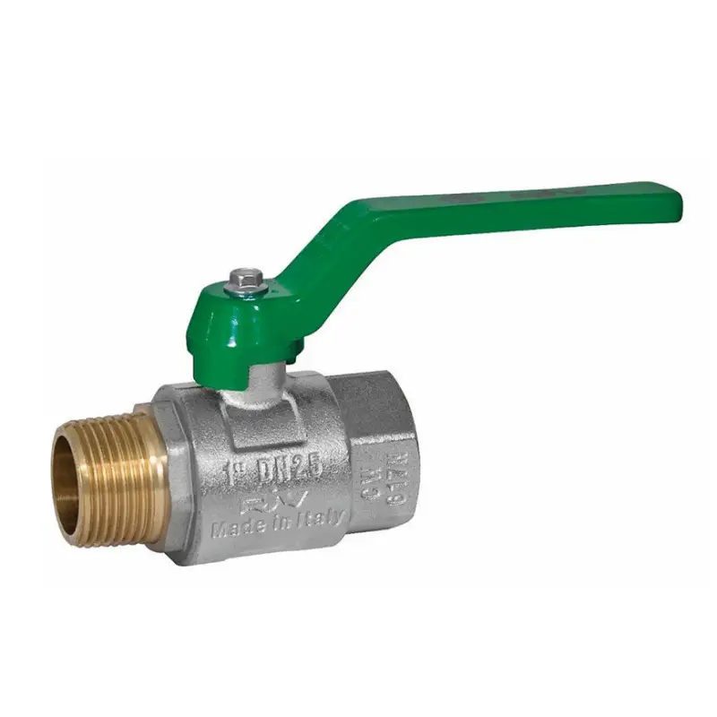 RIV kogelkraan, messing verchroomd, buitendraad x binnendraad, type 4380, 2" Koop Online