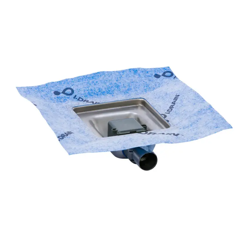 Hoge Kwaliteit I-Drain douchedrain, Square Linear, exclusief rooster, 150 x 150 mm