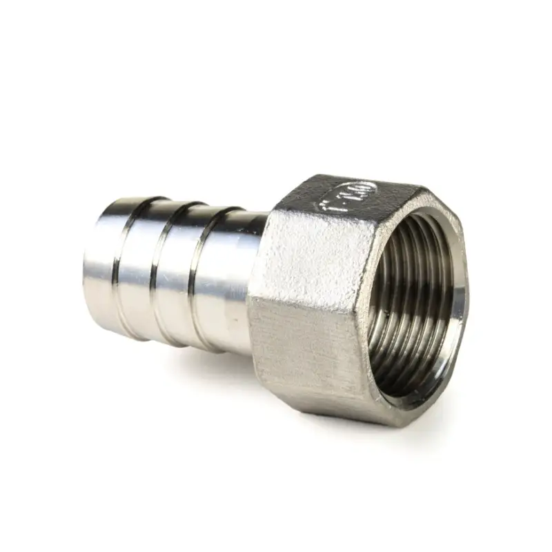 Alleen Vandaag Slangtule, rvs 316L, "lost wax", binnendraad x slangtule, BSP &frac34;" x 19,05 mm