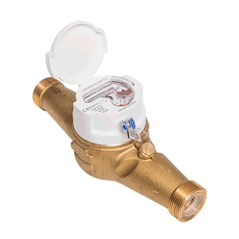 Watermeter, type Triton, 2x buitendraad, 1&frac14;", l = 260 mm, incl. koppelingen, 1&frac14;" x 1" Alleen Vandaag