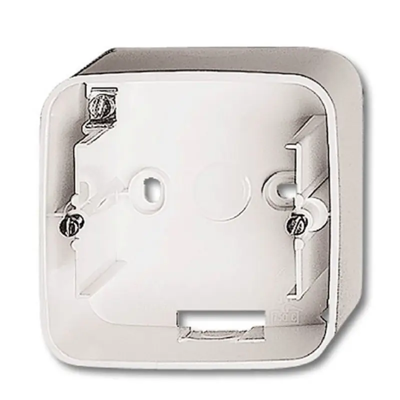 ABB Busch-Jaeger opbouwbak met bodem, Reflex SI, 1-voudig, alpin wit Betaalbaar