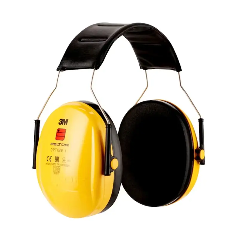 3M oorkappen, Peltor Optime I, SNR 27 dB, geel Professioneel