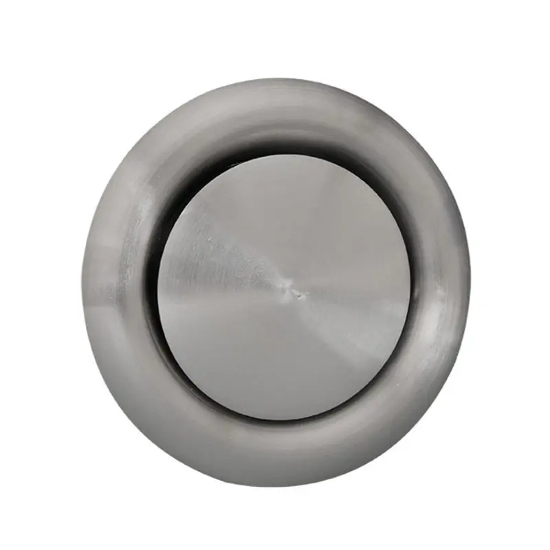 Wereldwijde Verzending Nedco afzuigventiel met klemmen, rvs 304, &Oslash; 125 mm, geborsteld rvs