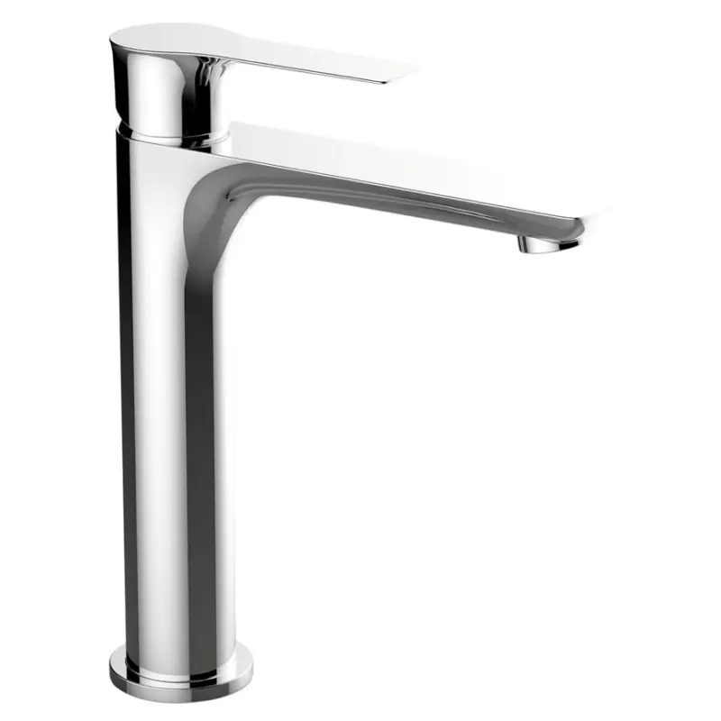 Wastafelmengkraan, serie Casma, hendel, hoog model, chroom, &frac12;" Koopje