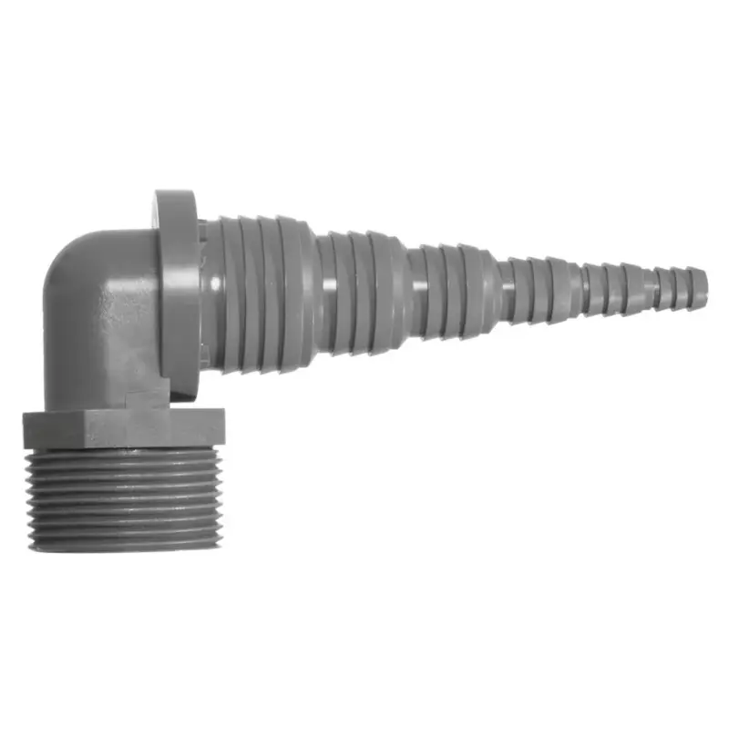 Airfit knie 90°, pvc, buitendraad x slangtule, 1&frac14;" - 32 - 8 mm Betrouwbaar