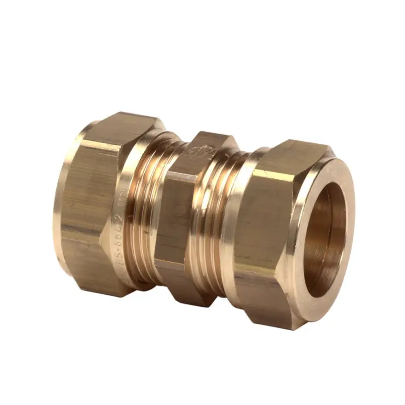 VSH knelkoppeling, Super, S1200, messing, 2x knel, Kiwa, Gastec QA, 15 mm Limited Edition