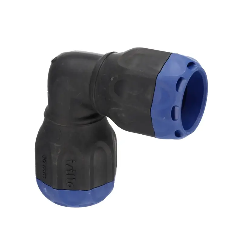 Aanbieding Isiflo Sprint knie 90°, type 121, pe, 2x klem, Kiwa, 25 mm