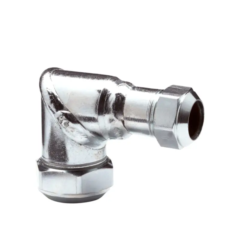 Voordeelprijs Bonfix verloopknie 90°, staal verzinkt, 2x knel, 22 x 15 mm