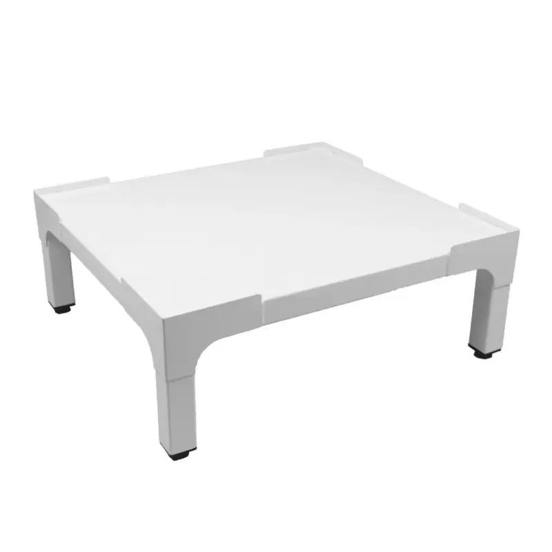 Aanbieding Nedco wasmachine- en drogerverhoger, staal, type Heavy Bold, 600 x 550 x 200 mm, wit