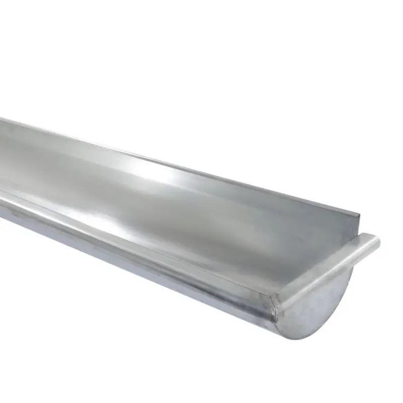 VM mastgoot incl. eindstuk rechts, zink, model M37, 170 mm, l = 3 m Gecertificeerd