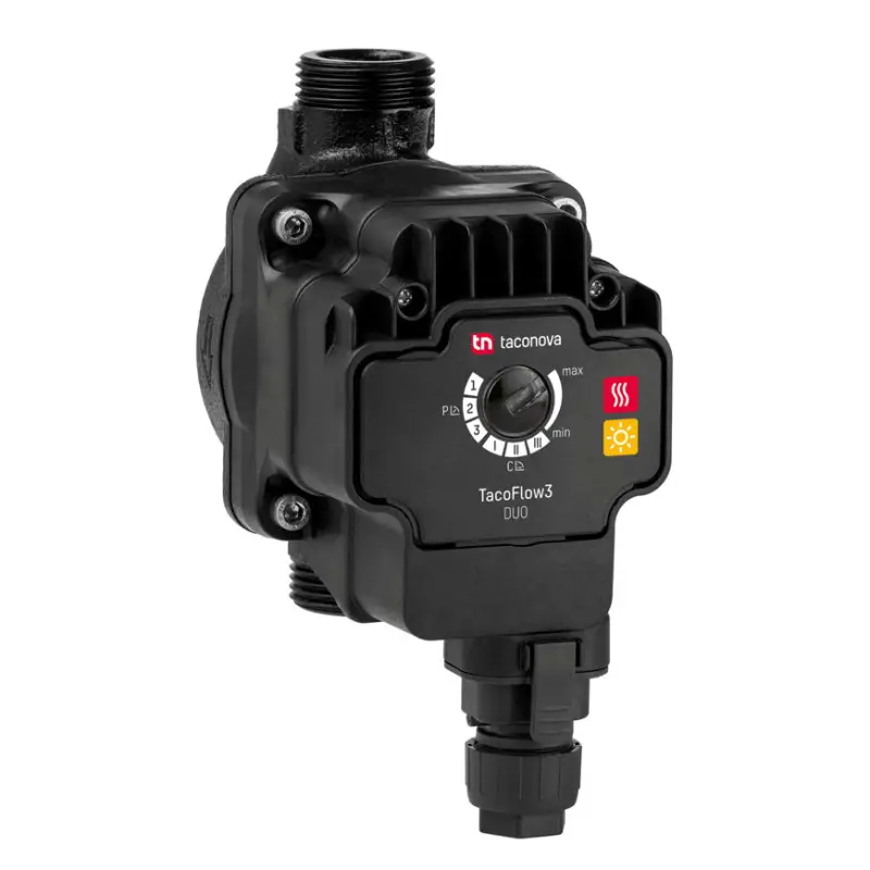 Watts circulatiepomp, TacoFlow3 DUO (Solar), type 15-60/130 M/M, 1&rdquo; Gratis Retour