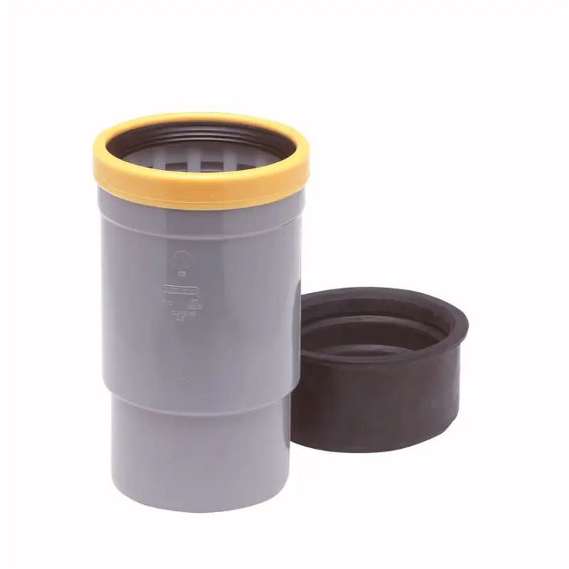 Wavin Wafix betoninlaat, pvc, 1x manchet, grijs, KOMO, SN8, 125 mm, S/SP Koop Vandaag