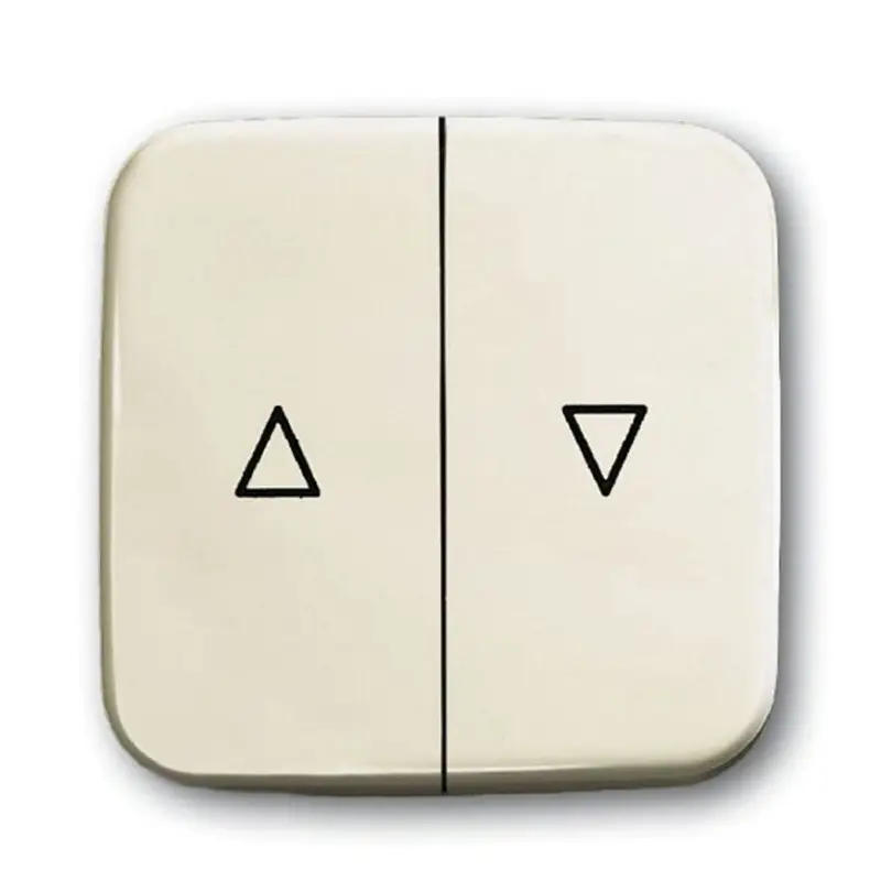 ABB Busch-Jaeger schakelwip, SI, dubbel, met pijlsymbolen, cr&egrave;me Veilige Betaling