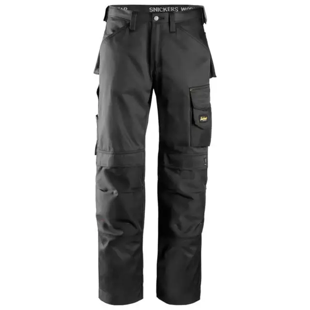 Snickers Workwear 3312 AllroundWork, Dura Twill werkbroek Zwart - Maat 50 Authentiek
