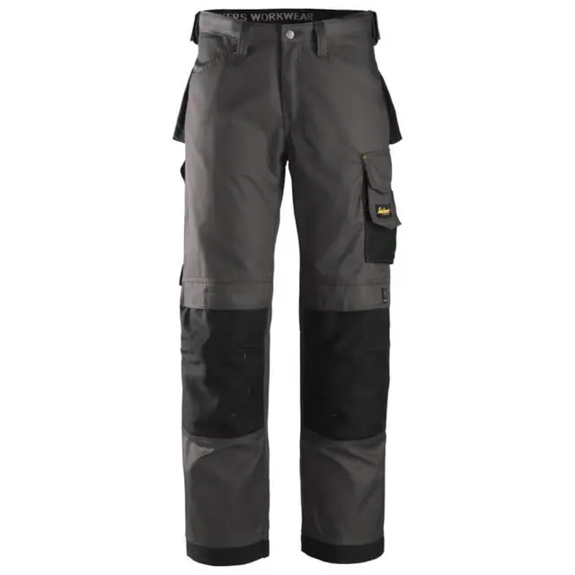 Seizoensaanbieding Snickers Workwear 3312 AllroundWork, Dura Twill werkbroek Grijs - Maat 48