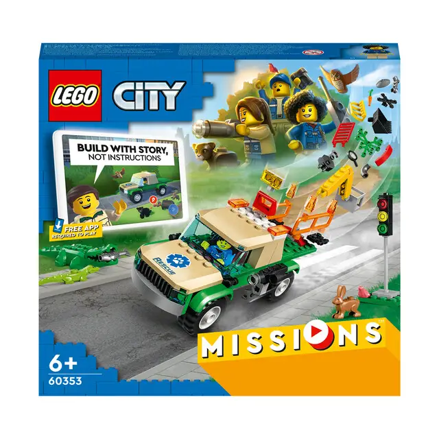 LEGO City 60353 - Wilde dieren reddingsmissies Fabrieksprijs