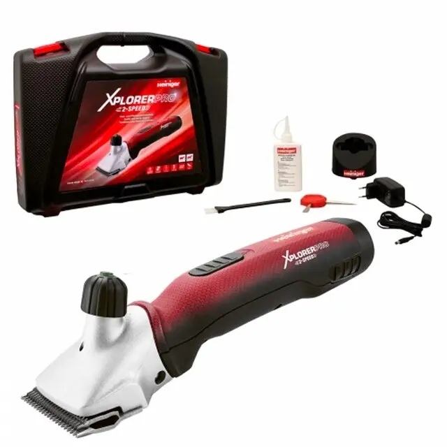 Laatste Kans Heiniger Xplorer Pro Accu-Veescheermachine “ 21/23 Tands “ 1 Accu