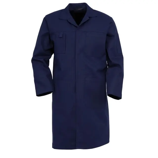 Laatste Versie HAVEP Basic Lange Jas/Stofjas Marine Maat 58