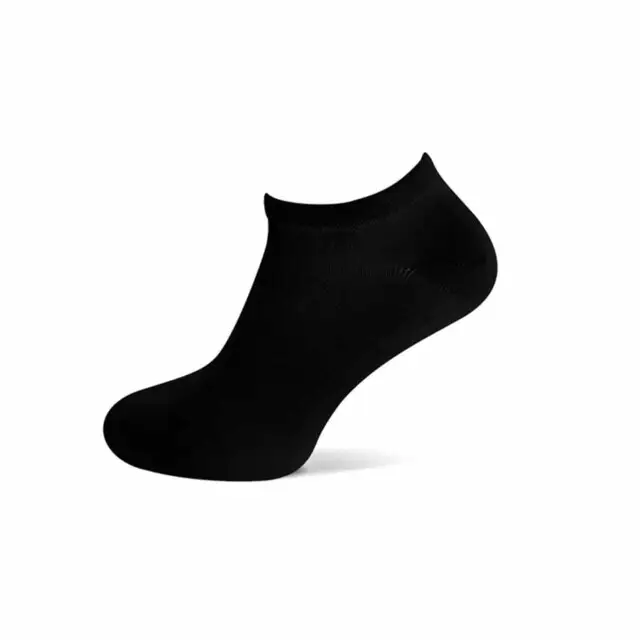 Basset Bamboe Sokken Sneaker 6990P 2-Pack Zwart - Maat 39-42 Superprijs