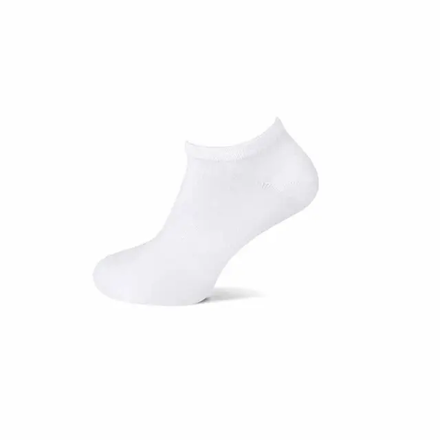 Ambachtelijk Basset Bamboe Sokken Sneaker 1000P 2-Pack Wit - Maat 39-42