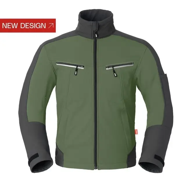 HAVEP Attitude Softshell Jas Bosbouw Groen/Charcoal Grijs Maat L Aanbieding