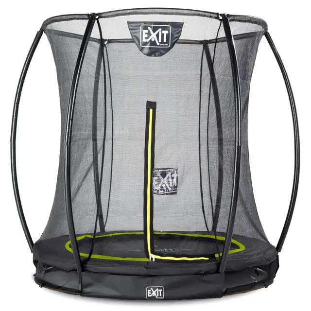 EXIT Trampoline Silhouette Inground Zwart - Ø 366 cm Safety Net Seizoensaanbieding