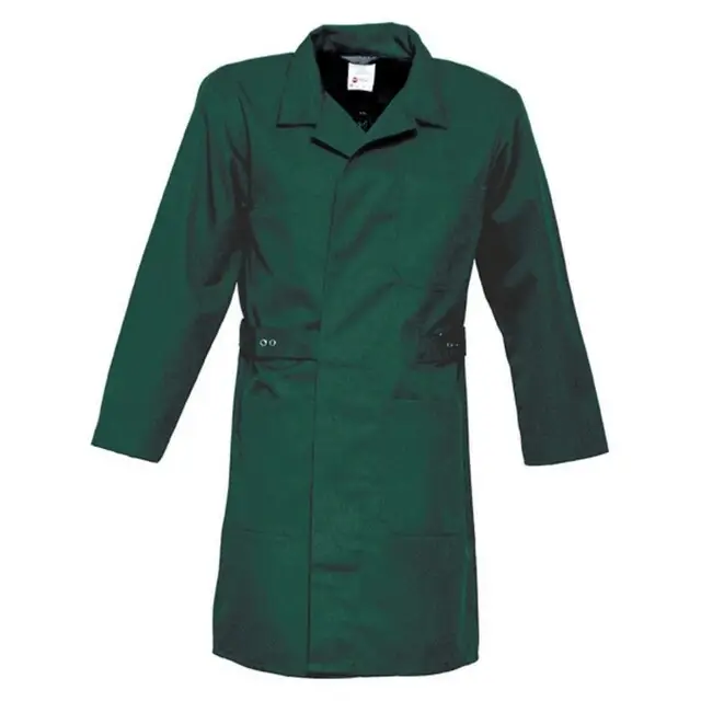 Express Levering HAVEP Basic Lange Jas/Stofjas Flessengroen Maat 44