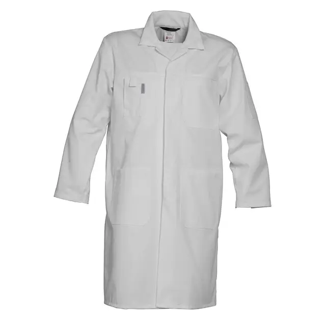 Gratis Retour HAVEP Basic Lange Jas/Stofjas Wit Maat 54