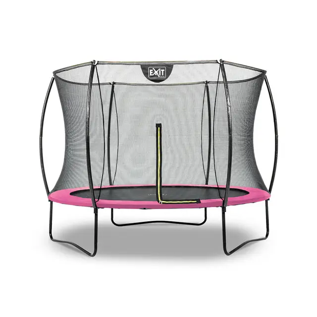 EXIT Trampoline Silhouette Regular Roze - Ø 244 cm Safety Net Favoriet