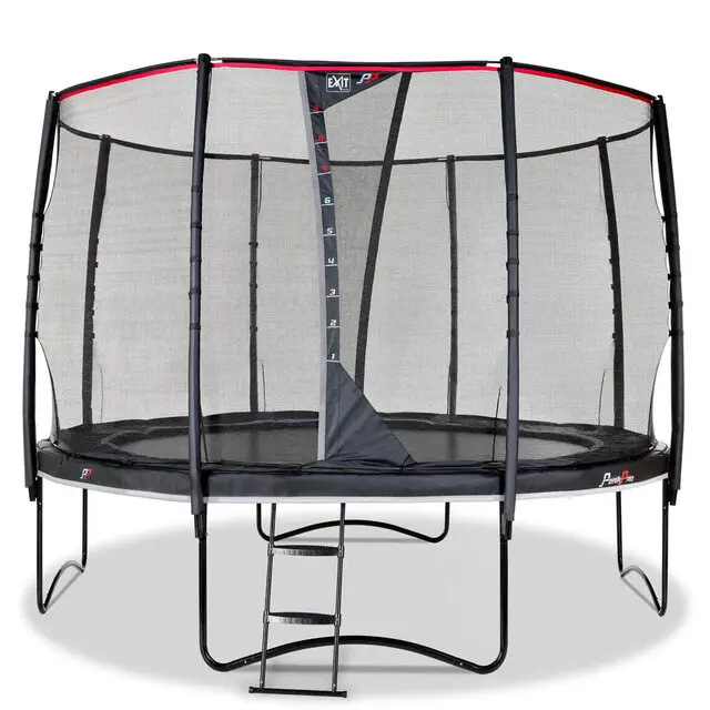 EXIT Trampoline PeakPro Regular Zwart - Ø 305 cm Safety Net Premium