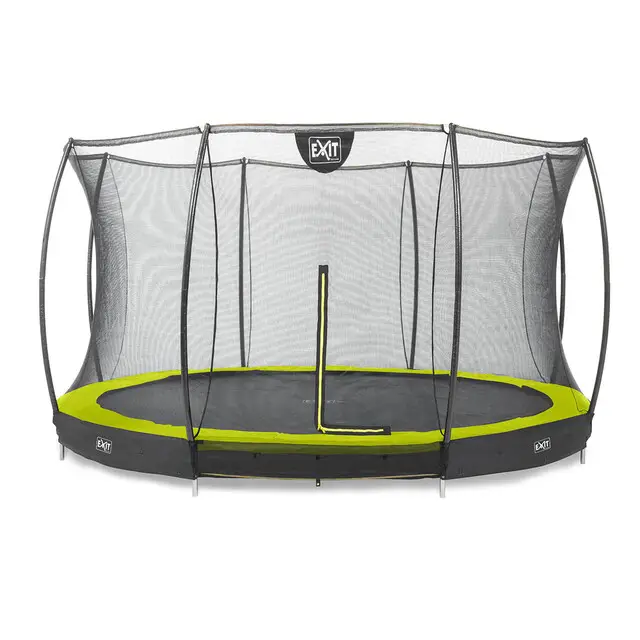 Bestseller EXIT Trampoline Silhouette Inground Limoen - Ø 366 cm Safety Net
