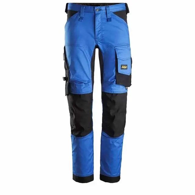 Direct Verzonden Snickers Werkbroek 6341 Kobalt Blauw - Zwart (5604) Maat 162