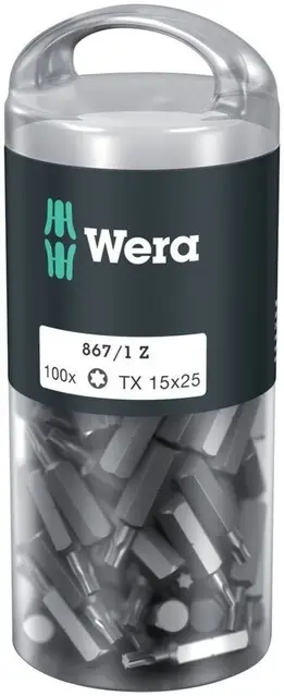 867/1 Torx® Bits Diy 100, Tx 15 X 25 Mm, 100-Delig Meest Verkocht