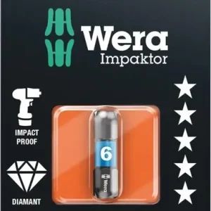 840/1 Imp Dc Zb Impaktor Zeskant Bits, 6 X 25 Mm Hete Deal