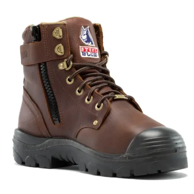 Plaats Bestelling Steel Blue Argyle Werkschoen Heren S3 met Rits Tpu Bruin - maat 42