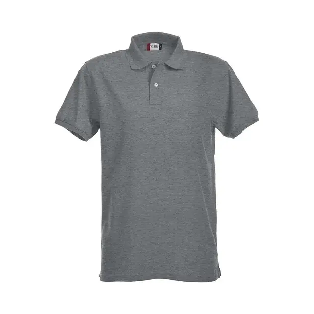 Clique Stretch Premium Polo Grijsmelange 4xl Hoge Kwaliteit