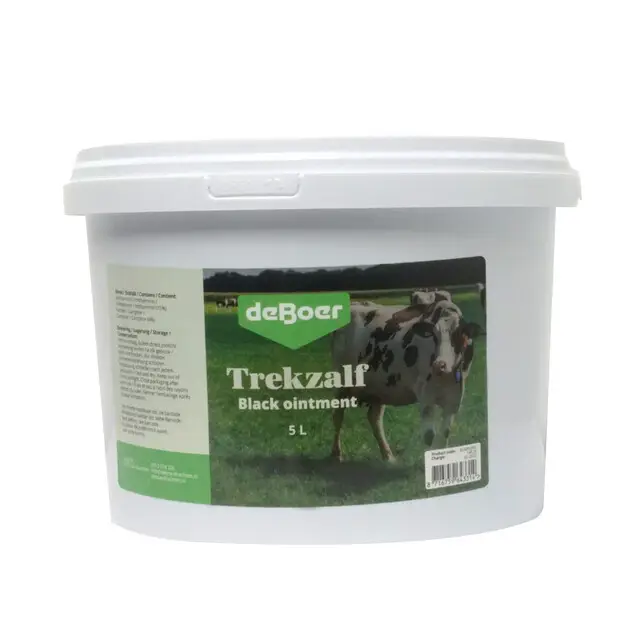 Nieuw De Boer Trekzalf Zwarte Zalf - 5 Liter