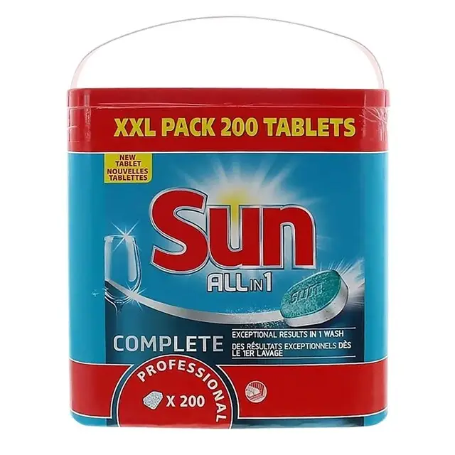 Favoriet Sun All-In-One Vaatwastabletten XXL Pack - 200 Stuks