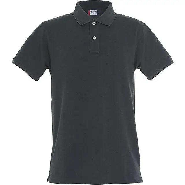Clique Stretch Premium Polo Antraciet Melange Xl Topkwaliteit