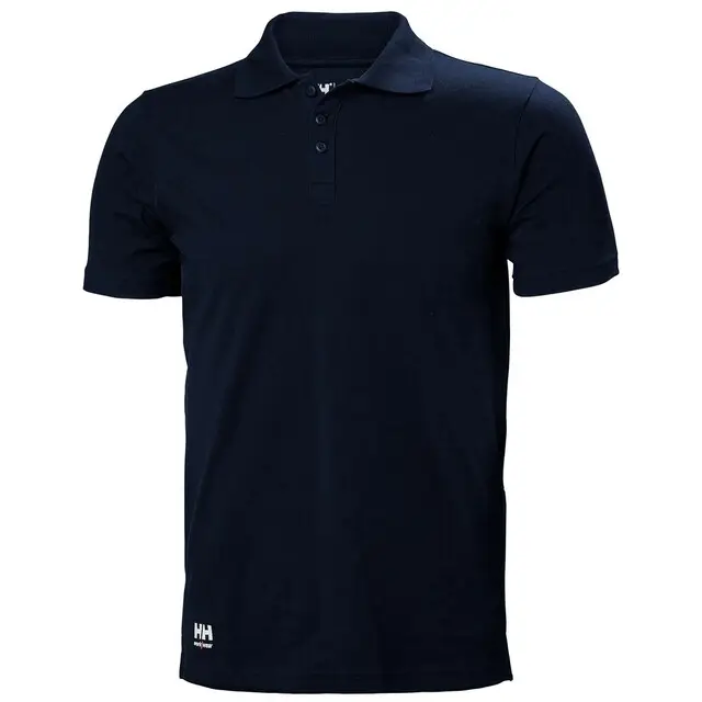Helly Hansen Classic Polo Heren 590 Marine Blauw - Maat M Gratis Retour