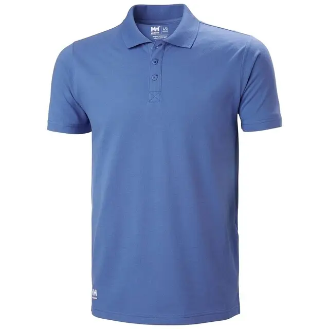Hete Deal Helly Hansen Classic Polo Heren 558 Steen Blauw - Maat XS