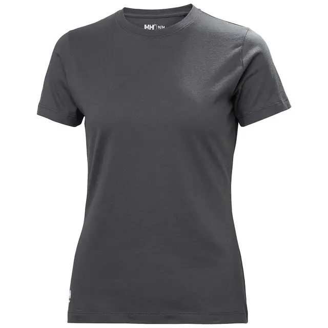 Premium Helly Hansen W Classic T-Shirt Dames 970 Donkergrijs - Maat S