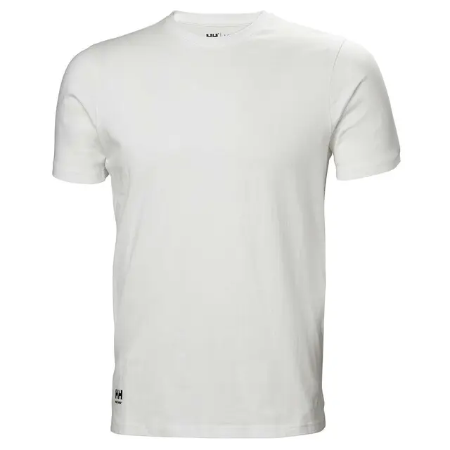 Handgemaakt Helly Hansen Classic T-Shirt Heren 900 Wit - Maat XS