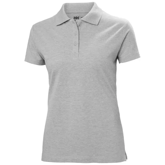 Helly Hansen W Classic Polo Dames 930 Grijs Melange - Maat 2XL Direct Beschikbaar