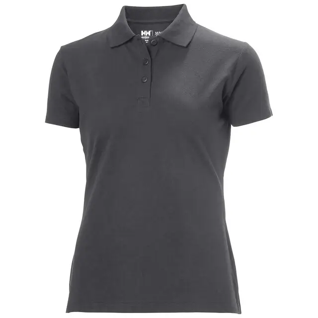 Helly Hansen W Classic Polo Dames 970 Donkergrijs - Maat XL Beste Prijs