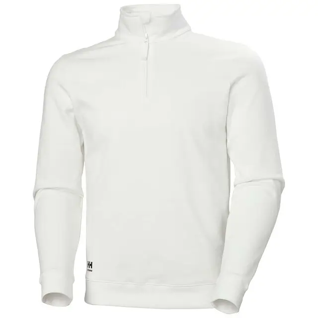 Authentiek Helly Hansen Classic Half Zip Sweatshirt Heren 900 Wit - Maat 4XL