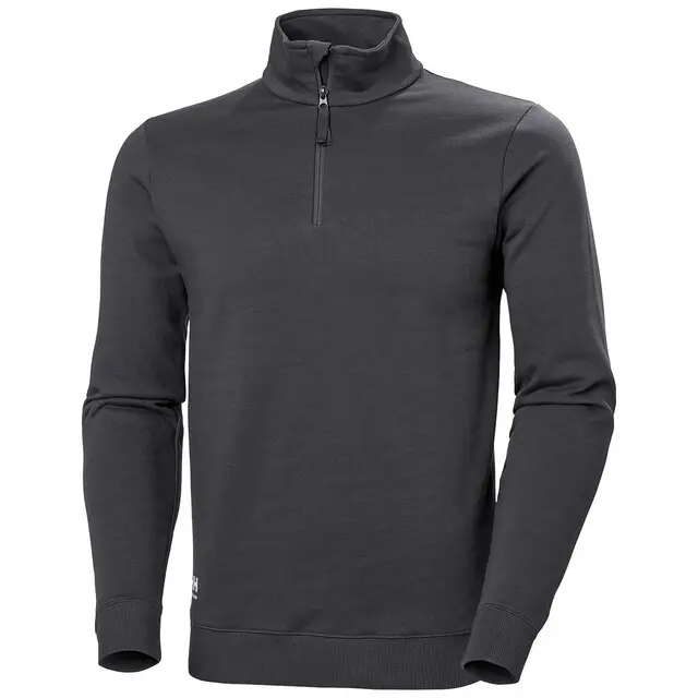 Modern Helly Hansen Classic Half Zip Sweatshirt Heren 970 Donkergrijs - Maat M