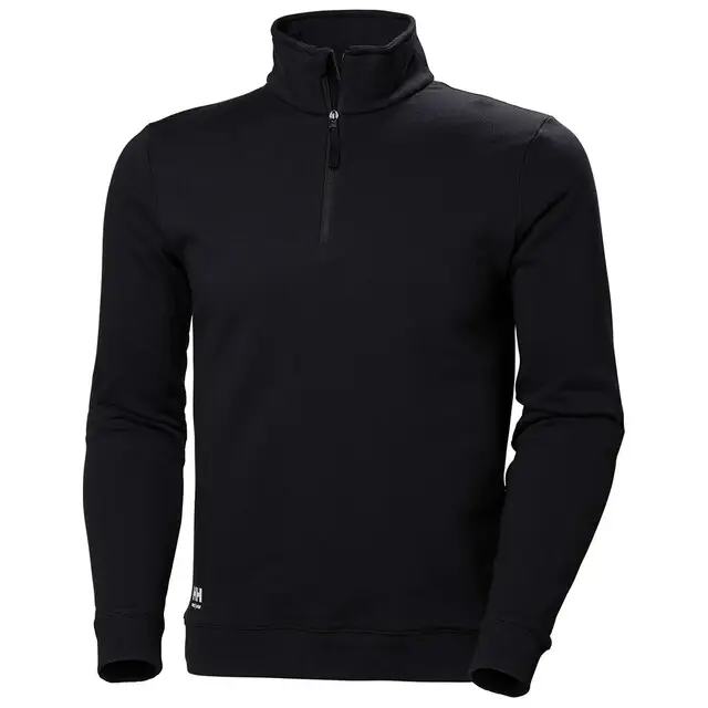 Helly Hansen Classic Half Zip Sweatshirt Heren 990 Zwart - Maat L Authentiek
