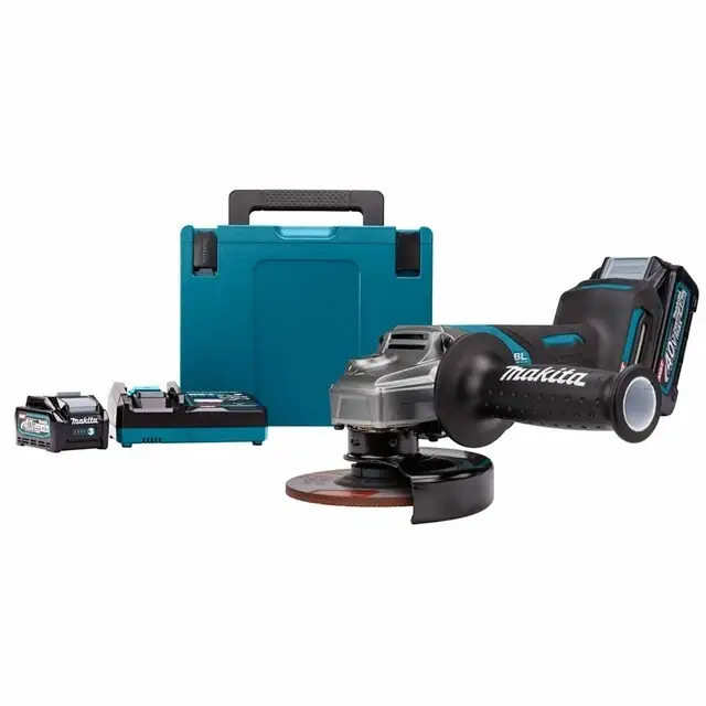 Laatste Versie Makita 40 V Max Haakse slijper 125 mm GA013GM201